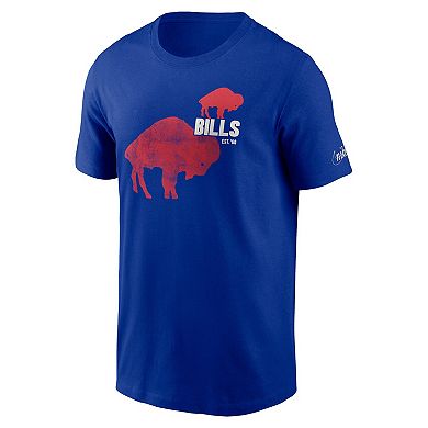 Men's Nike Royal Buffalo Bills Logo Essential T-Shirt