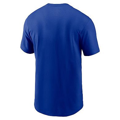 Men's Nike  Royal Buffalo Bills Logo Essential T-Shirt