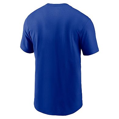 Men's Nike Royal Buffalo Bills Logo Essential T-Shirt