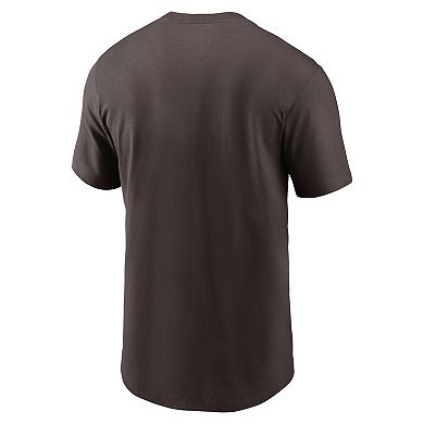 Men's Nike Brown Cleveland Browns Division Essential T-Shirt