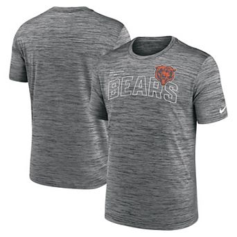 Men's Nike Anthracite Chicago Bears Velocity Arch Performance T-Shirt