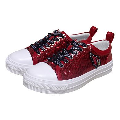 Women's Cuce Cardinal Arizona Cardinals Team Sequin Sneakers