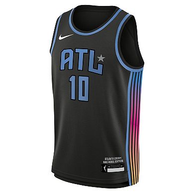 Youth Nike Rhyne Howard Anthracite Atlanta Dream Swingman Player Jersey - Explorer Edition