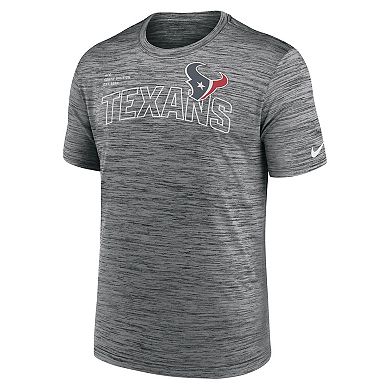 Men's Nike  Anthracite Houston Texans Velocity Arch Performance T-Shirt