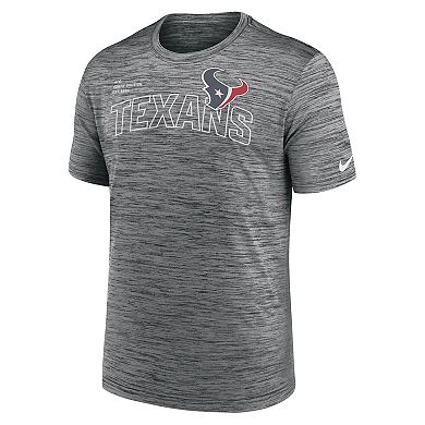 Men's Nike Anthracite Houston Texans Velocity Arch Performance T-Shirt