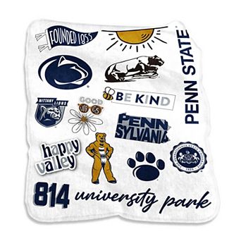 Penn State Nittany Lions 50'' x 60'' Native Raschel Plush Throw Blanket