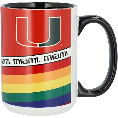 Miami Hurricanes 15oz. Pride Ceramic Mug