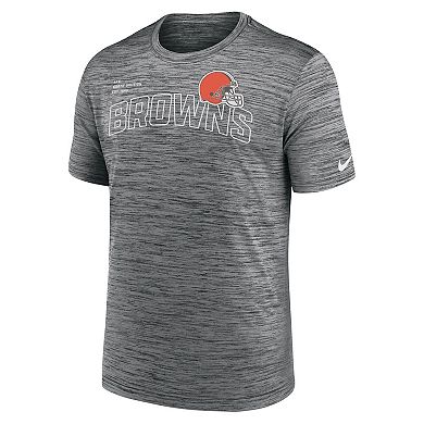 Men's Nike Anthracite Cleveland Browns Velocity Arch Performance T-Shirt