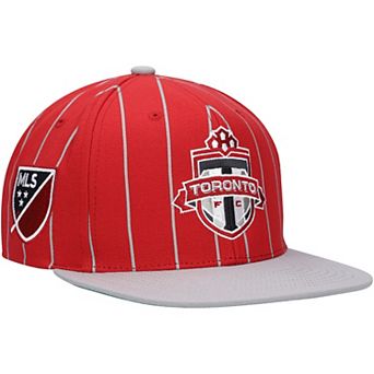 Men's Mitchell & Ness Red Toronto FC Team Pin Snapback Hat