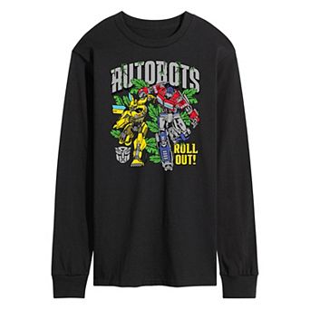 Men's Transformers Autobots Roll Out Long Sleeve Graphic Tee