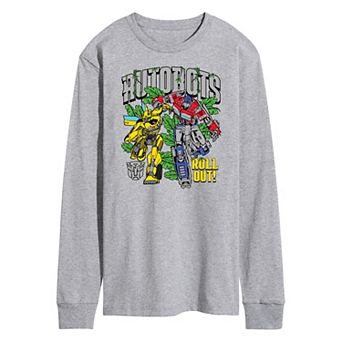 Men's Transformers Autobots Roll Out Long Sleeve Graphic Tee