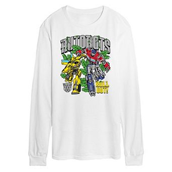 Men's Transformers Autobots Roll Out Long Sleeve Graphic Tee