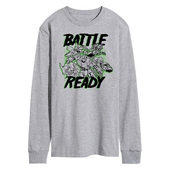 Men's Transformers Battle Ready Long Sleeve Graphic Tee
