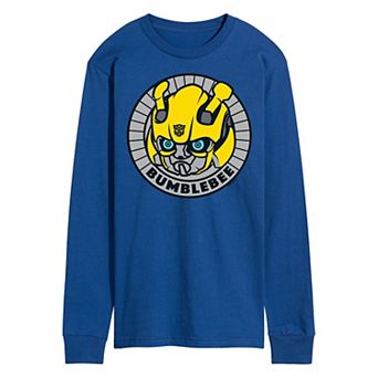 Men's Transformers Bumblebee Badge Long Sleeve Graphic Tee