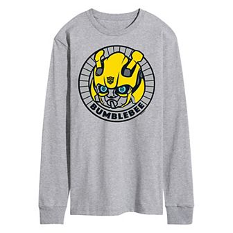 Men's Transformers Bumblebee Badge Long Sleeve Graphic Tee