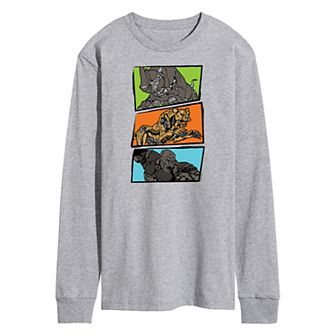 Men's Transformers Maximal Panels Long Sleeve Graphic Tee