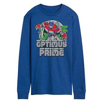 Men's Transformers Optimus Prime Long Sleeve Graphic Tee