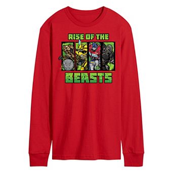 Men's Transformers Rise Of The Beasts Long Sleeve Graphic Tee