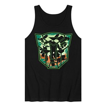 Men's Transformers Autobot Jungle Logo Graphic Tank Top