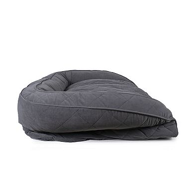 Quilted Microfiber Bolster Bed