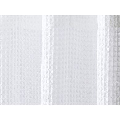 Hotel Collection Premium Spa Heavy Weight Waffle Weave Fabric Shower Curtain By Kate Aurora