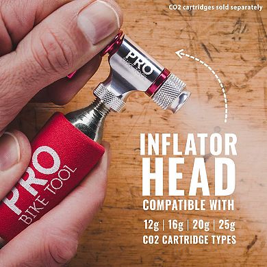 Co2 Inflator For Presta And Schrader Valves Bicycle Tire Pump For Road And Mountain Bikes