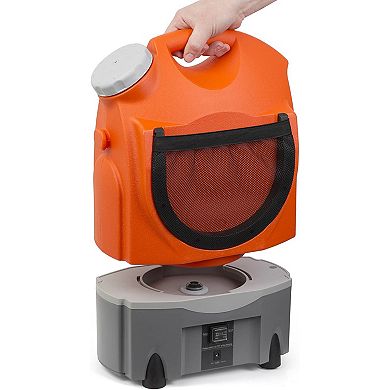 Ivation Multipurpose Portable Spray Washer - Rechargeable Portable Washer with 12V Plug & Wheels