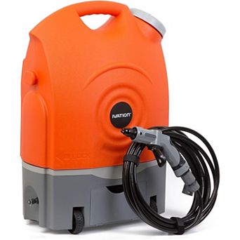 Ivation Multipurpose Portable Spray Washer - Rechargeable Portable Washer with 12V Plug & Wheels