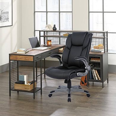 Ergonomic High Back Home Office Chair, Executive Computer Desk Chair with Inflatable Lumbar Support