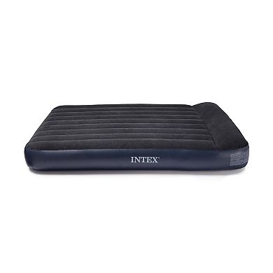 Intex Dura Beam Standard Pillow Rest Classic Airbed with Built-In Pump, Queen