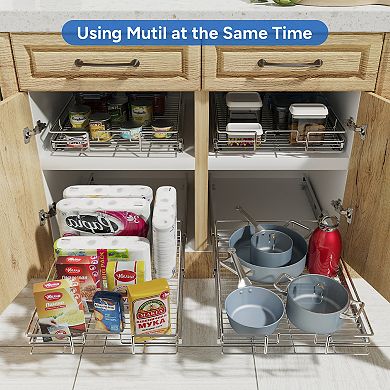 21"D x 14"W x 4"H Pull-Out Home Organizers