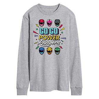 Men's Power Rangers Go Go Long Sleeve Graphic Tee