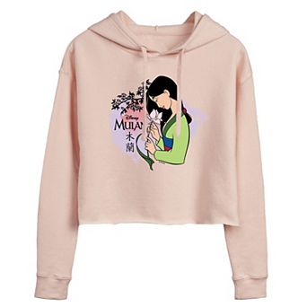Disney's Mulan Women's Blossoms Cropped Hoodie