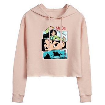 Disney's Mulan Women's Comic Cropped Hoodie