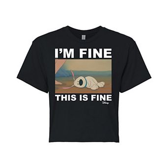 Disney's Mulan Juniors' This Is Fine Cropped Tee