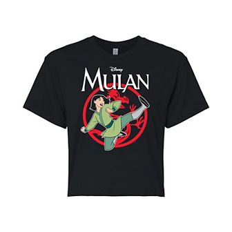 Disney's Mulan Juniors' Cropped Tee