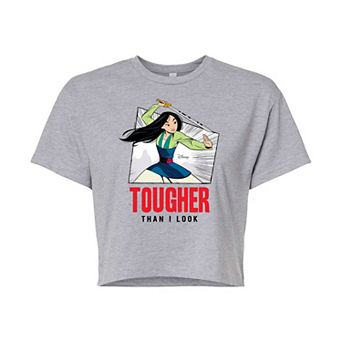 Disney's Mulan Juniors' Tougher Than I Look Cropped Tee