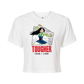 Disney's Mulan Juniors' Tougher Than I Look Cropped Tee