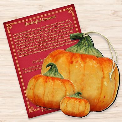 Stacking Pumpkins Wooden Holiday Ornament Halloween by G. DeBrekht - Thanksgiving Halloween Decor
