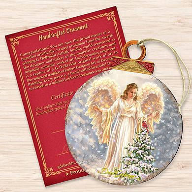 Woodland Angel Wooden Christmas Ornament by Gelsinger - Christmas Decor