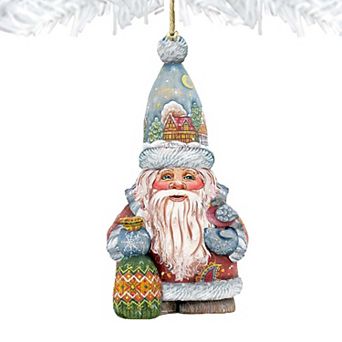 First Noel Christmas Wooden Christmas Ornament by G. DeBrekht - Christmas Santa Snowman Decor