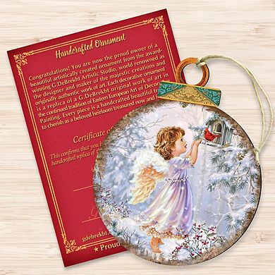 Little Christmas Joy Wooden Christmas Ornament by Gelsinger - Nativity Holiday Decor
