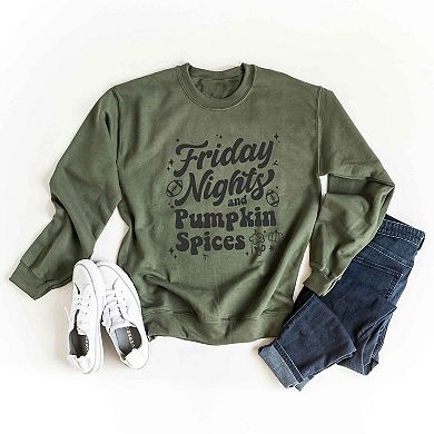 Friday Nights and Pumpkin Spices Sweatshirt