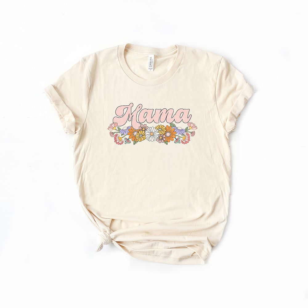 Floral MAMA Graphic Tee