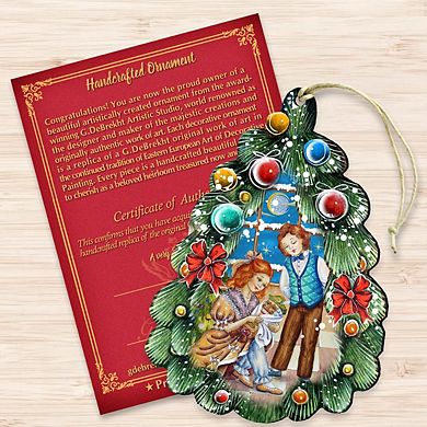 Nutcracker Christmas Tree Wooden Christmas Ornament by G. DeBrekht - Christmas Decor