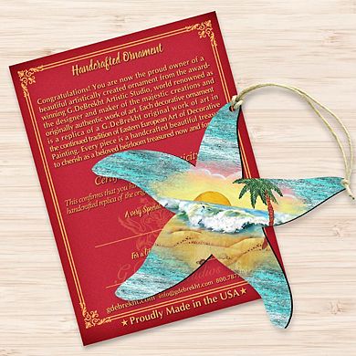 Starfish Wooden Ornament by G. DeBrekht - Coastal Holiday Decor