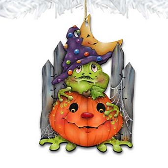 Jeepers Creepers Wooden Holiday Ornament Halloween by J. Mills-Price - Thanksgiving Halloween Decor