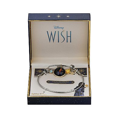 Disney's Wish Stainless Steel Two Tone Charm Bracelet