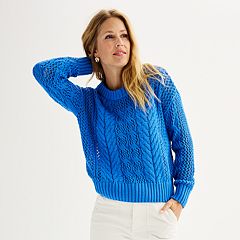 Sonoma Goods For Life Crewneck Sweaters - Tops, Clothing