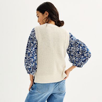 Women's Sonoma Goods For Life® Crewneck Sweater Vest